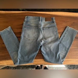 Madewell 10” High rise skinny crop Jeans